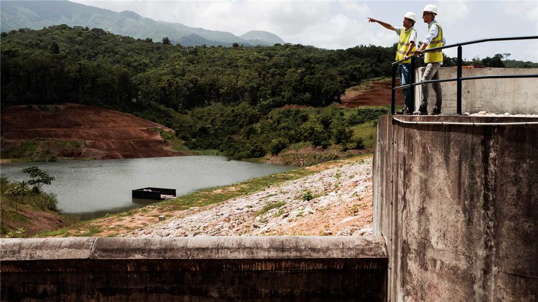 Moreau dam, Guadeloupe