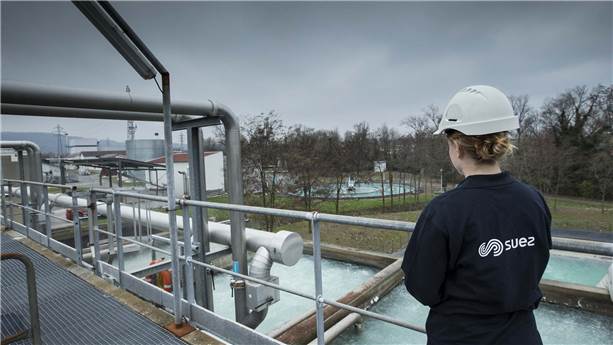 Filtration of a Biofor, at Papeteries du Léman site in Thonon-les-Bains, France